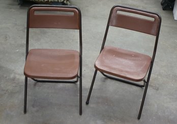Pair Of Coscto Folding Chairs