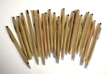 Group Lot Of Vintage Gold Filled Pens