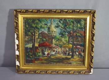 Oil On Artist Board  Signed Lower Right