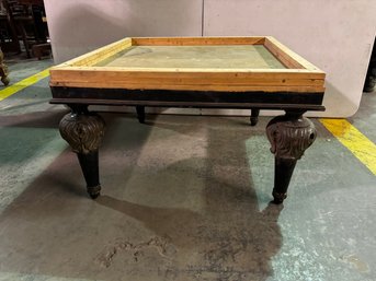 Queen Anne Style  Cherry Square Coffee Table- No Glass
