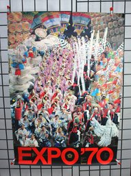 #40-Vintage Expo '70 Japan World Exposition Poster - Osaka, 1970