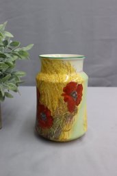 Royal Doulton (England) Pattern Number D5097 'Poppies In The Cornfield' Hand Decorated Earthenware Vase