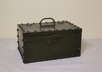 Vintage Small Industrial Transport Chest