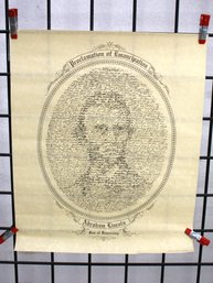 #48-Proclamation Of Emancipation - Abraham Lincoln Tribute Poster