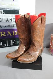 Pair Of Cowboy Boots -size 8