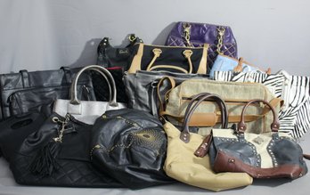 Assort Lot Of Ladies Handbags -13 Bags