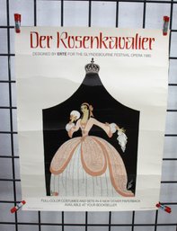 #55-'Der Rosenkavalier' Poster By Ert For The Glyndebourne Festival Opera 1980 - Vintage Opera Art Print