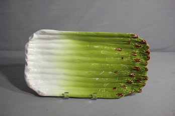 Harvest Bounty- Asparagus-Inspired Serving Platter