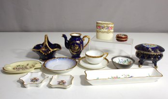 Assorted Porcelain And Ceramic Decorative Pieces  Group Lot