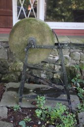 Antique Grinding Wheel (Sharpening Stone)