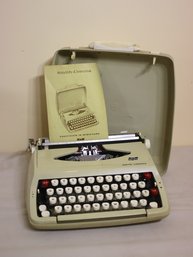 Vintage Smith-corona 'SCM' Portable Typewriter With Manual