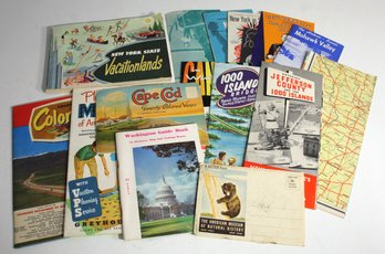 Vintage Postcard Collection - Assorted Scenic, Travel & Historical Themes