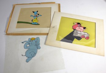 Animation Production Cel: ELEPHANT W Drawing- Hanna Barbera