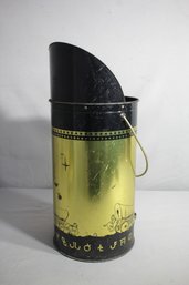 Retro Charm-1963 Androck Western Motif Coal Bucket