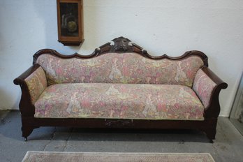 Victorian Carved Back Sofa