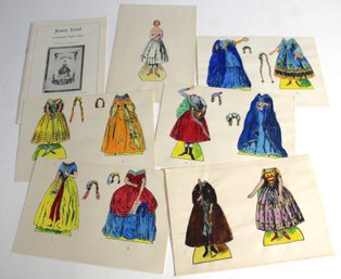 Dressed For Success-jenny  Lind /cut Out Paper  Doll