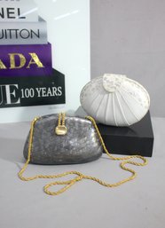 Pair Of Vintage Clutch /evening Bags