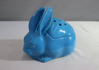 Vintage Faenza Napoli Blue Bunny Ikebana