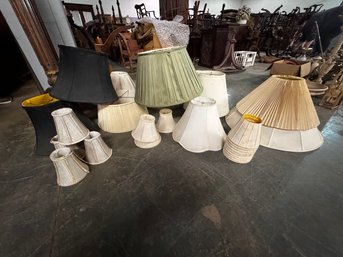 Group Lot Of Lamp Shades