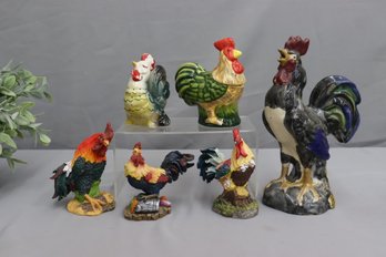 Assorted Lot Of Roosters