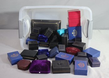 Collection Of 30 Plus Vintage And Contemporary Jewellery Cases