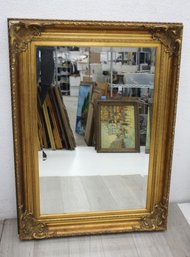 Ornate Gold Framed Mirror - 45' H X 33' W