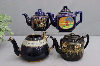 Four Vintage Japanese Teapots