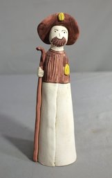 Handcrafted Ceramic Pilgrim Figure By ArteSaro