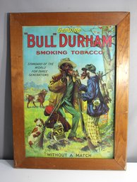 Vintage Bull Durham Tobacco Advertising Poster