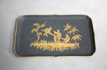 Limoges Hand-Painted Decorative Tray