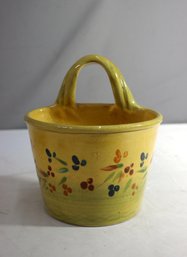 Terre Provence French Pottery Wall Hanging Vase