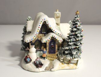 Thomas Kinkade 2006 Teleflora Christmas Sweetheart Cottage