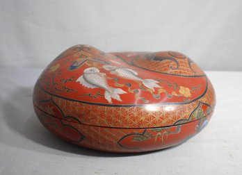 Hand-Painted Japanese Lacquer Box