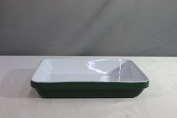 Dark Green Emile Henry Baking Dish #19-05 DB3 Made In France