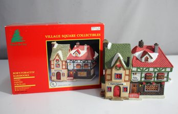 Lemax Dickensvale Bob's Tobacco & Rare Books Lighted Village House