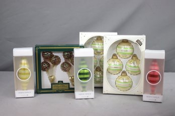 Six (6) Boxes Of Christmas Ornament -NEW