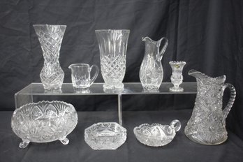 Collection Of Vintage Crystal Glassware - Group Lot