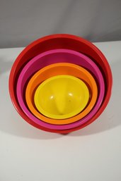 ZAK Designs 4 Nesting Mixing  Bowls  Multi-Color