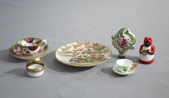 Group Lot Of 6 Vintage Porcelain Minis