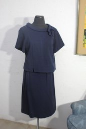 Vintage Esther Daniels Blue Two-Piece Outfit-size M/L