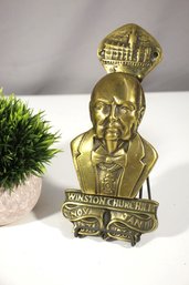 Vintage WINSTON CHURCHILL British Bulldog Door Knocker Made In Britain