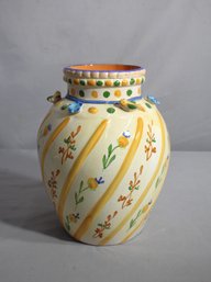World Bazaars Three-Dimensional Bird & Flower Jar - A Touch Of Nature