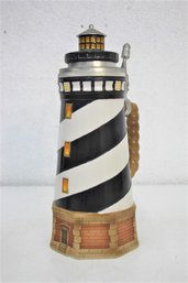 2000 Cape Hatteras Commemorative Stein First In Series #03486 -  Anheuser-Busch Lighthouse Stein Series