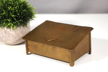 Vintage Small Copper Lidded Box