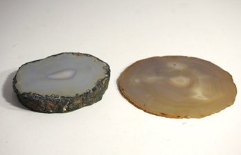 Two Natural Agate