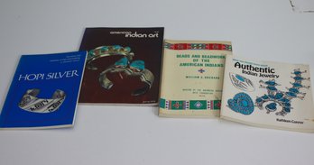 Group Lot Of Books On Native American Jewelry And Beadwork