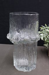 Rare  Iittala  Tapio Wirkkala Designed Form Blown Glass Vase,