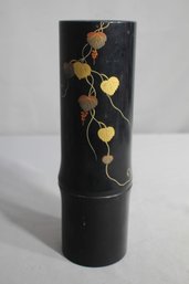 Ikebana Flower Vase, Japanese Vintage Lacquer For Nageire Flower Arrangement