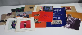 Group Lot Of Fritz Scholder Photo Books And Exhibition Catalogs, A Couple Signed By Artist