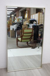 Vintage Brass Frame Wall Mirror